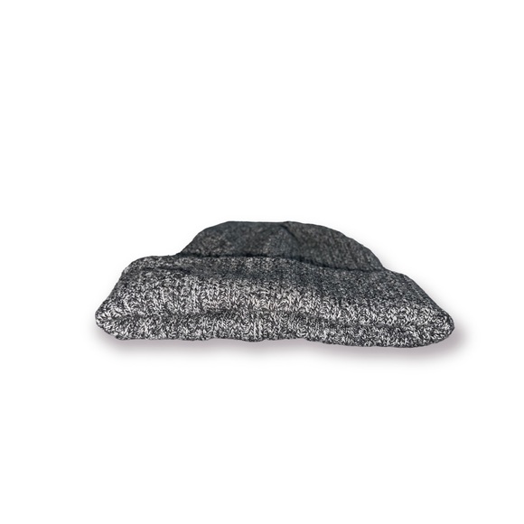 Black and White Marble Unisex Beanie - Picture 2 of 2